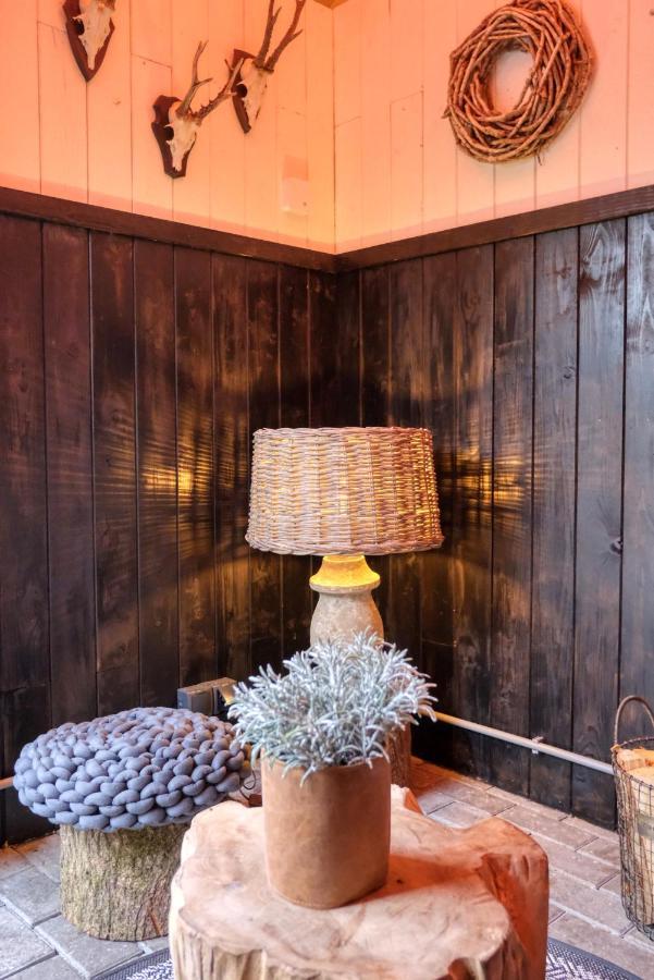 Lodge In Een Bosrijke Omgeving Met Hottub & Sauna Opt Rheezerveen 외부 사진